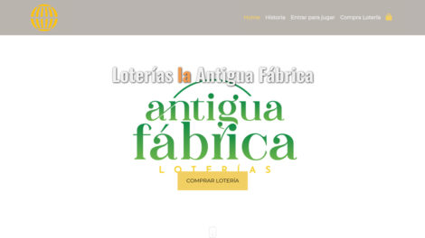 Foto antigua fabrica loterías